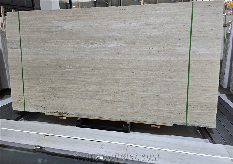 Italy Travertino Romano Beige Travertine Slabs