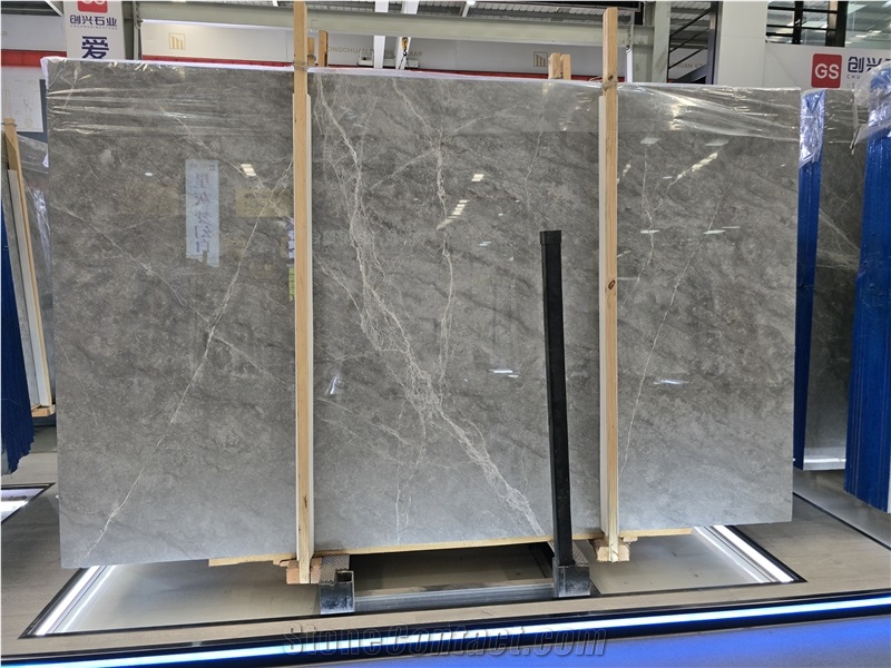 Natural Stone Hermes Grey Marble Polished Slabs