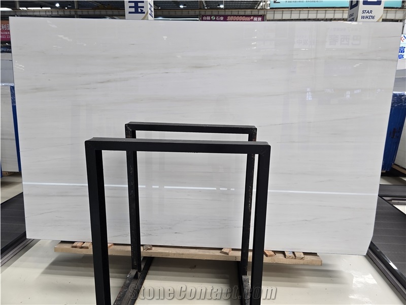 Turkish Bianco Dolomite White Marble Slabs