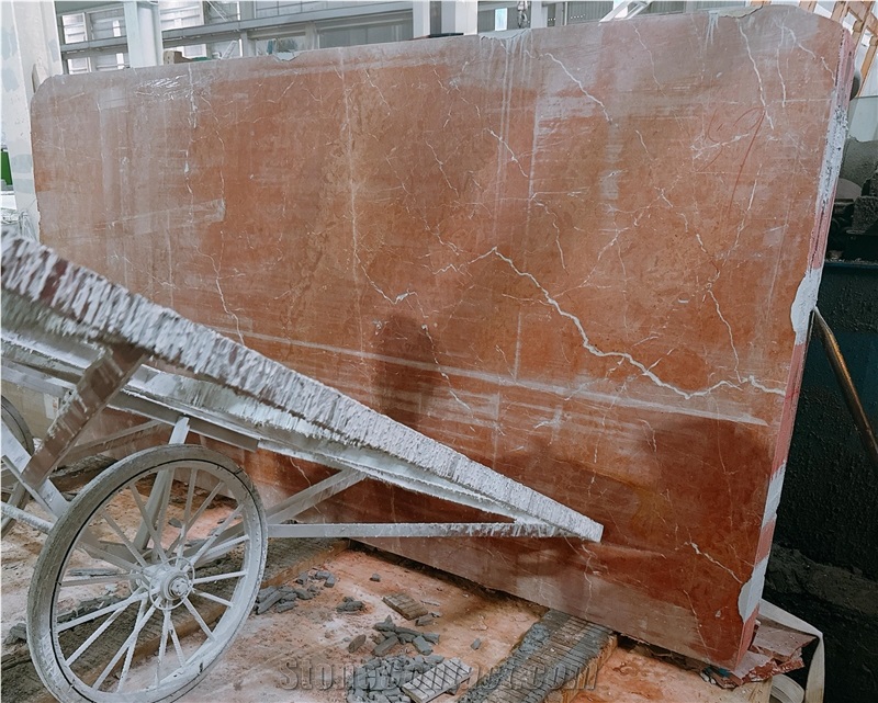 Iran Coral Red Marble Big Slabs