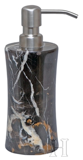 Luxury Black And Gold Marble Liquid Soap Dispenser