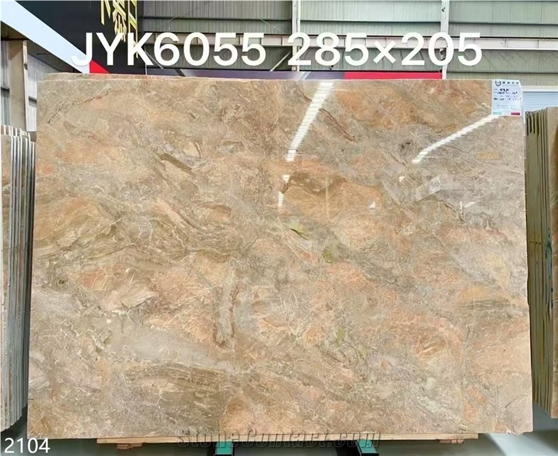 Breccia Oniciata Marble Slabs Aurora Brescia Red Pink Stone