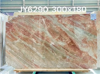 Breccia Oniciata Marble Slabs Aurora Brescia Red Pink Stone