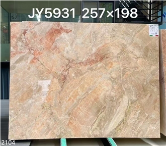 Breccia Oniciata Marble Slabs Aurora Brescia Red Pink Stone