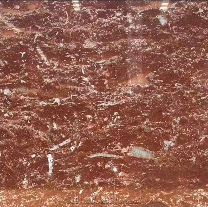 Red Rosso Alicante Marble Slabs