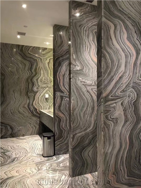 China Cipollino Ondulato Marble Slabs