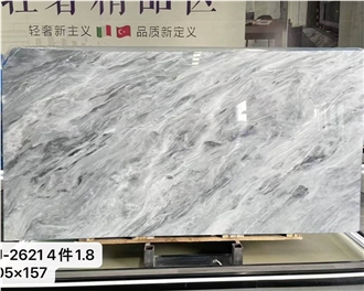Florence Grey Marble Slabs Polished