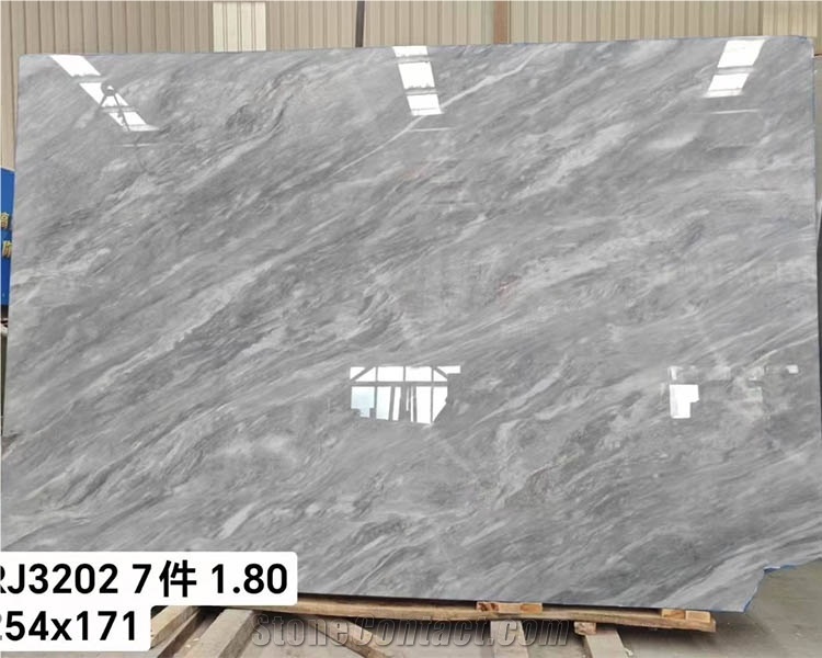 Florence Grey Marble Slabs Polished