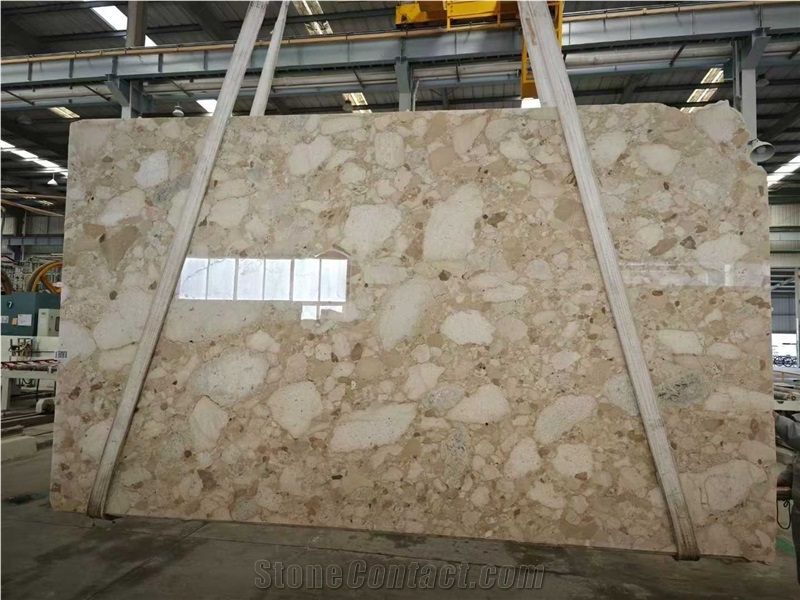 Honed Kunis Breccia Marble Slabs