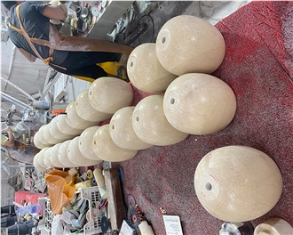 Sunny Light Beige Marble Slabs