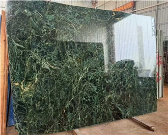 Verde Borgogna Marble Slabs Polished