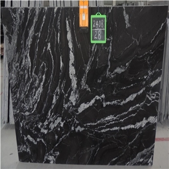 Black Forest Silver Waves Granite Slabs