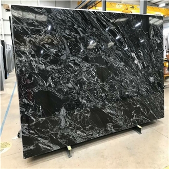 Black Forest Silver Waves Granite Slabs