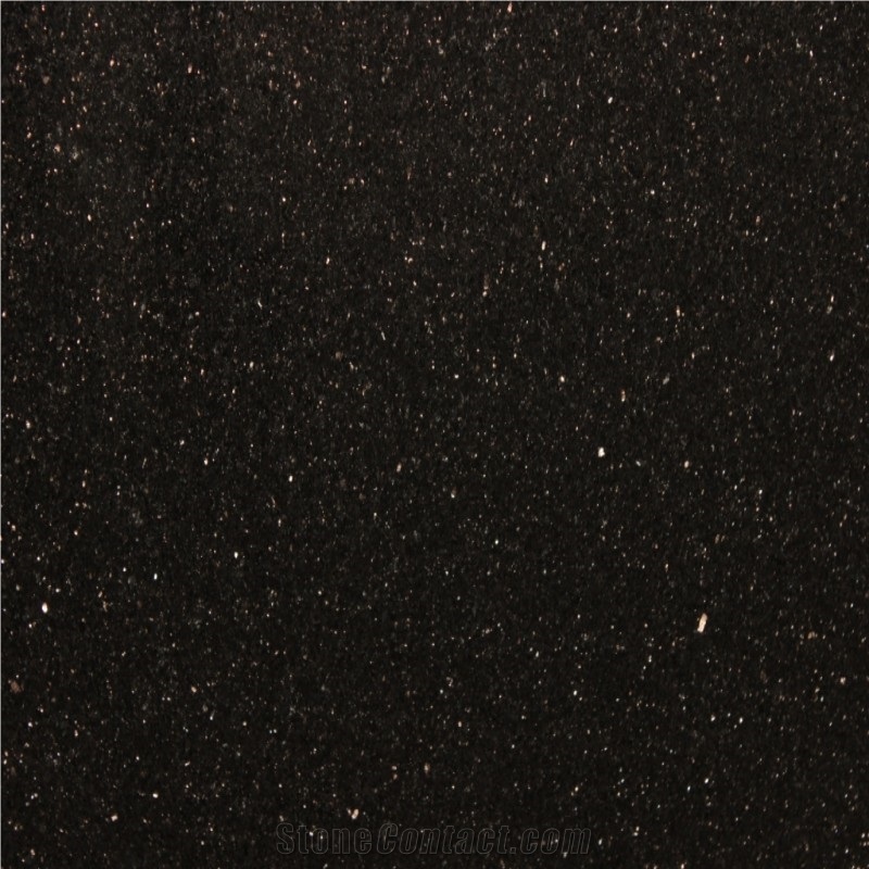 Black Galaxy Polished Granite Slabs