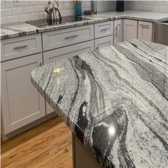 Viscount White Polished Granite Kitchen Countertops