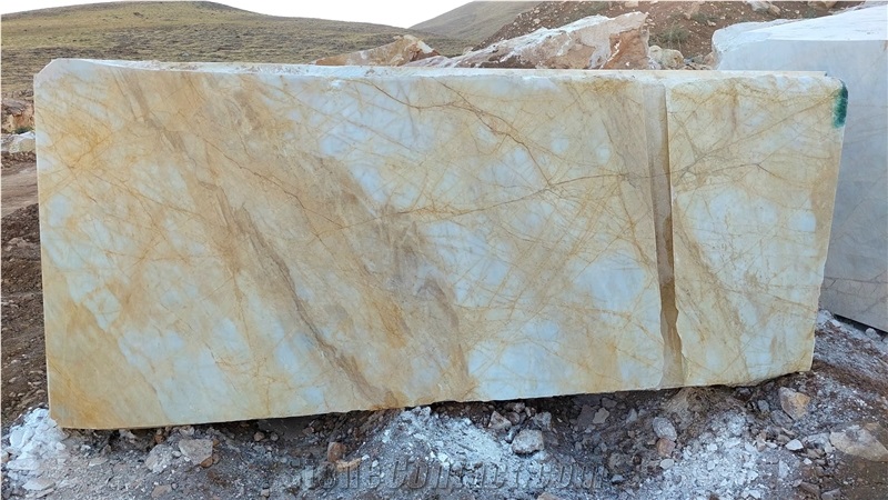 Golden Sunset Marble Blocks