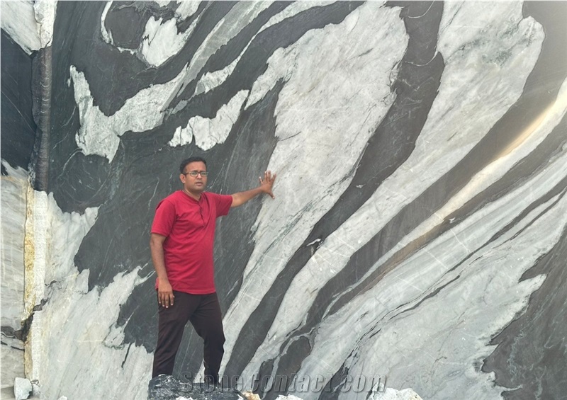 Panda White Marble Blocks