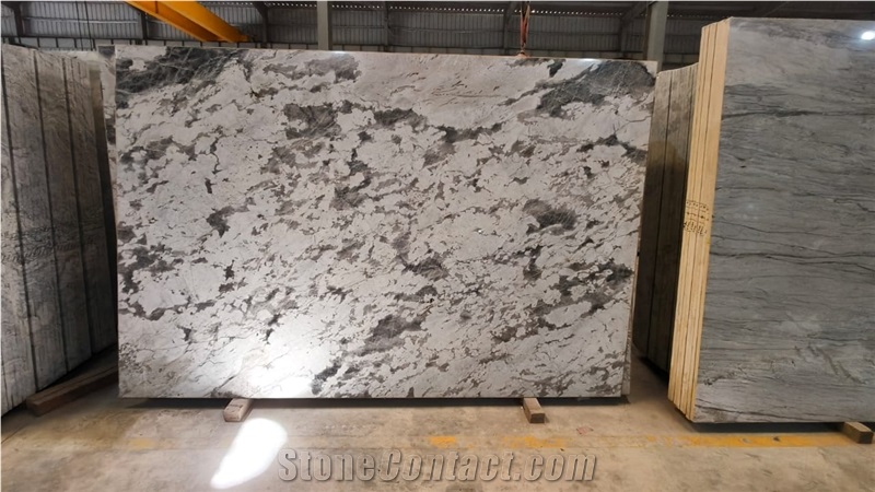 Roma White Granite Slabs