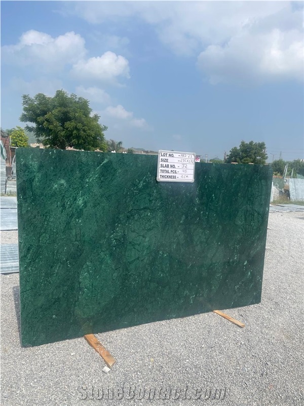 Veena Green Marble Slabs