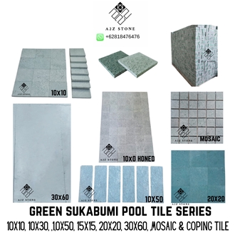 Sukabumi Stone Tiles, Sukabumi Green, Bali Stone, Pedra Hijau