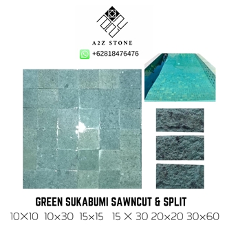 Sukabumi Stone Tiles, Sukabumi Green, Bali Stone, Pedra Hijau