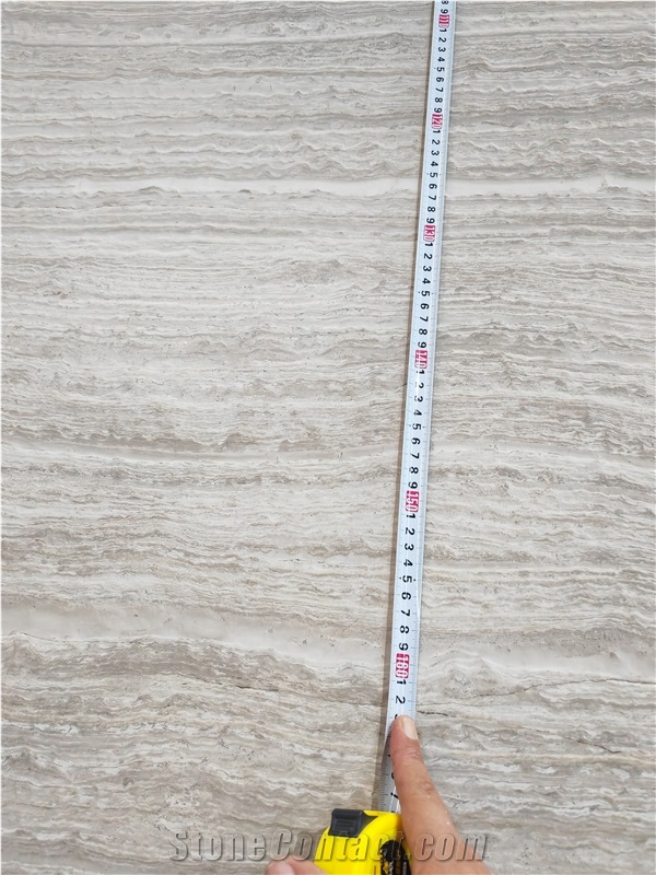 Chinese White Wood Marble Brushed Slab, Wall & Floor Tiles