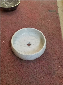 Pebble Stone Round Wash Basin For Bathroom