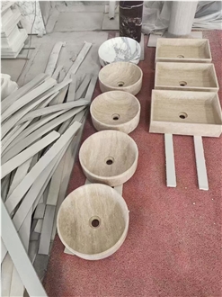 Round Green Onyx Wash Basins For Bathrooms