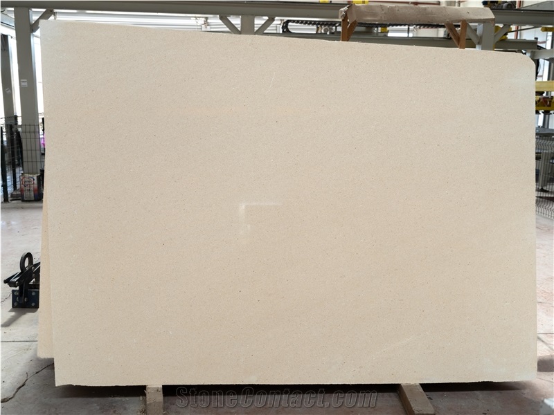 Mocha Cream Limestone Honed Slabs