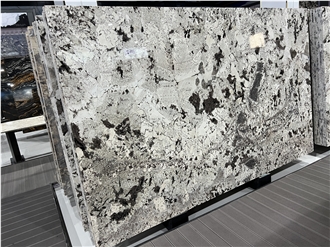 Brazil Splendor White Granite Snow Mountain Orchid Slabs