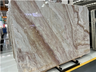 Chinese Rosa Aurora Marble Slabs