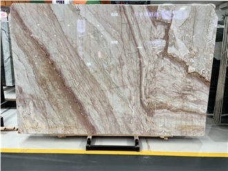 Chinese Rosa Aurora Marble Slabs