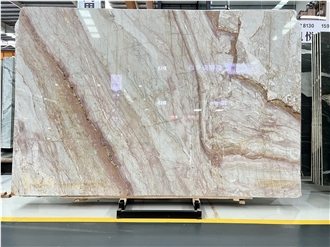 Chinese Rosa Aurora Marble Slabs