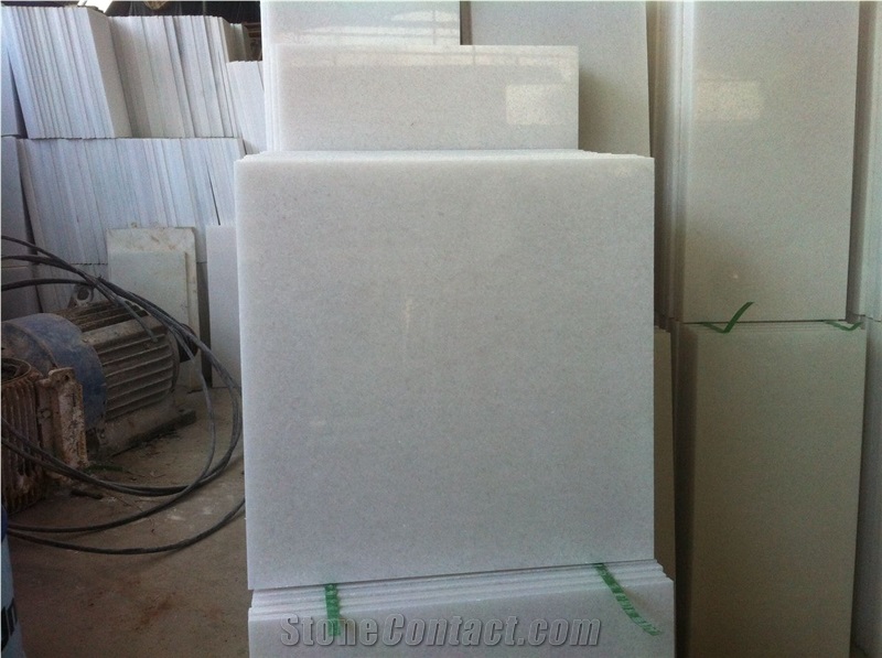 Crystal White Marble Tiles