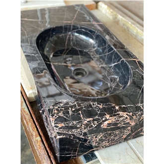 Luxury Black Suren Marble Sink