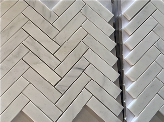 Carrara White Marble Mosaic Mosaic Tiles Kitchen Backplash Carrara White Marble Mosaic Mosaic Tiles Kitchen Backplash