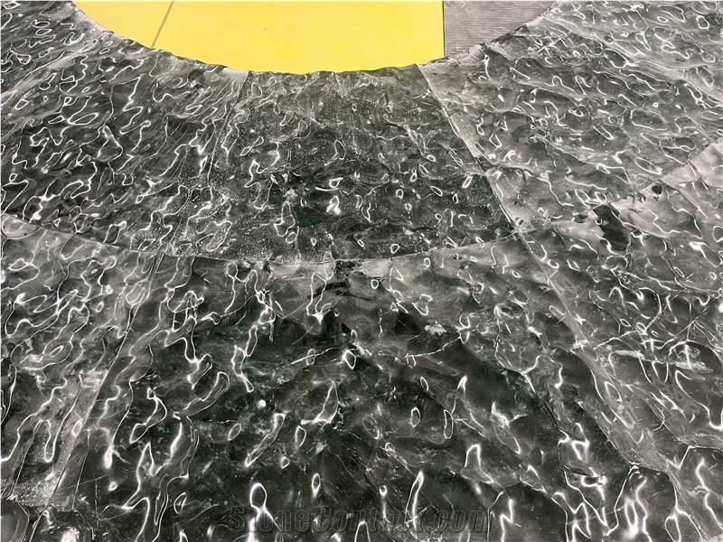 Dark Green Marble CNC Wall Panels
