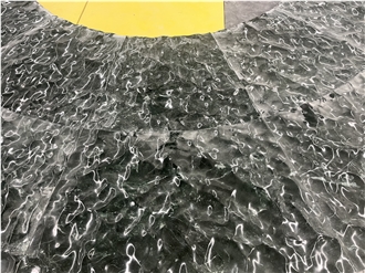 Dark Green Marble CNC Wall Panels