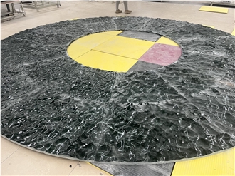 Dark Green Marble CNC Wall Panels