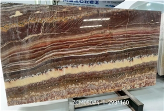 Translucent Red Onyx Slabs