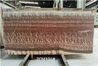 Translucent Red Onyx Slabs