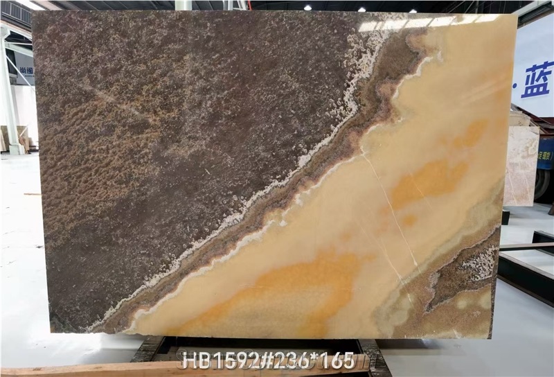 Translucent Red Onyx Slabs