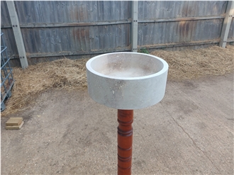 Travertine Round Wash Basins