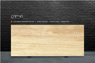 Beige Travertine   Slabs