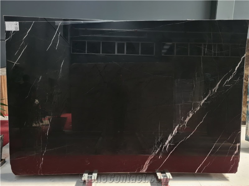Alexander Black Marble Slabs