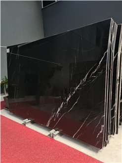 Alexander Black Marble Slabs