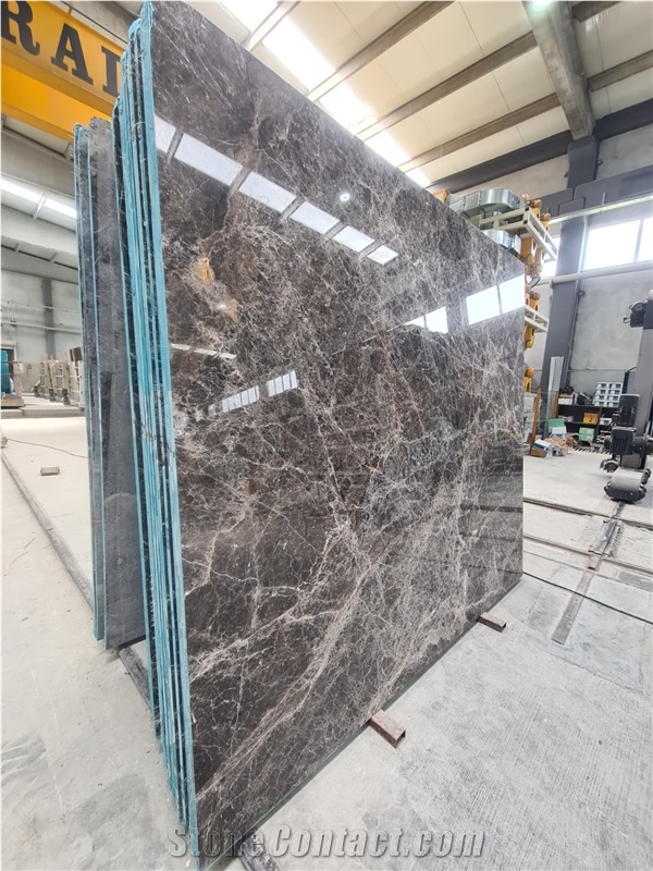 Glorious Gray Emperador Marble Slabs
