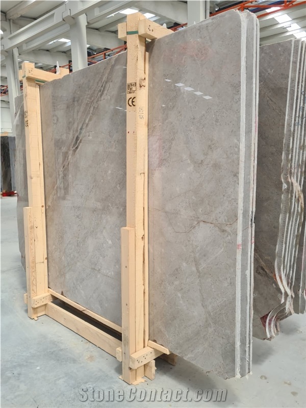 Grey Milano Marble Slabs