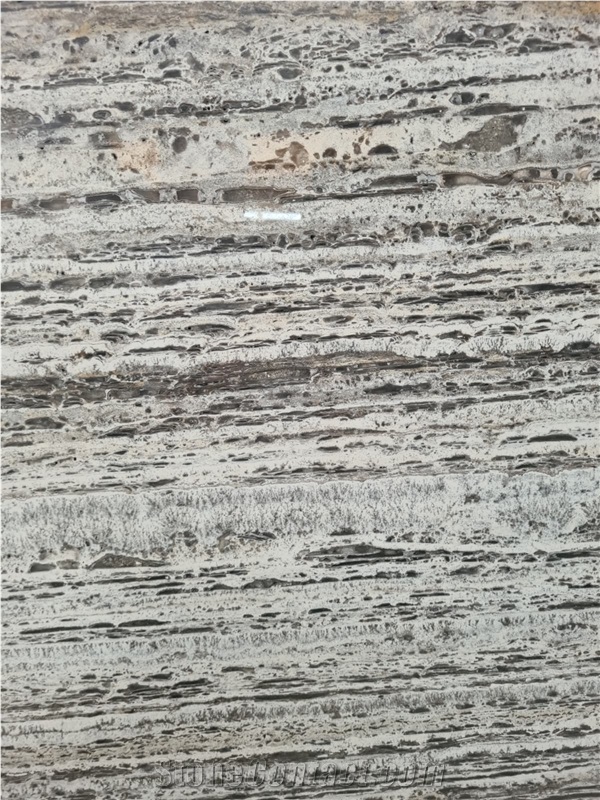 Iran Silver Travertine Slabs