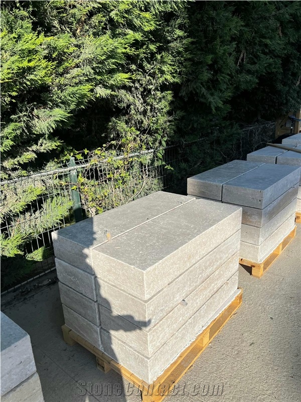 Travertine Block Exterior Steps